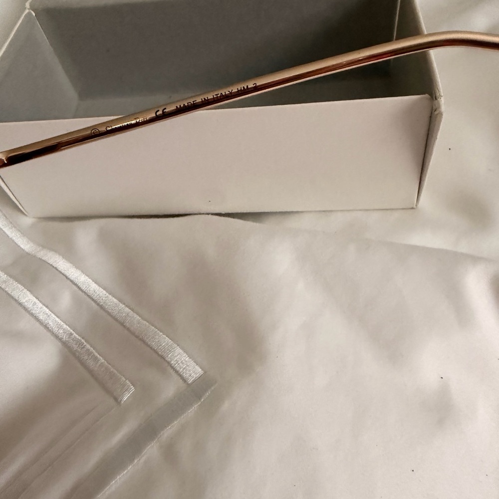 Dior Gold and Silver Aviator Sunglasses - Picture 11 of 12